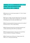 TOMPSC SCCJA COMPREHENSIVE TEST&NewLine;SCRIPT 2026 QUESTIONS WITH&NewLine;SOLUTIONS 100&percnt; CORRECT&period;