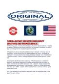 FLORIDA NOTARY CORRECT EXAMS SCRIPT QUESTIONS AND ANSWERS SURE 