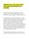 TOMPSC SCCJA FINAL STUDY GUIDE&NewLine;2026 COMPLETE QUESTIONS AND&NewLine;ANSWERS&period;