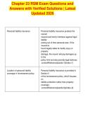 Chapter 23 RSM Exam Questions and&NewLine;Answers with Verified Solutions &vert; Latest&NewLine;Updated 2026