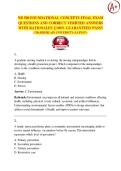 NR 500 FOUNDATIONAL CONCEPTS FINAL EXAM 2026 &sol; 2027  QUESTIONS AND CORRECT VERIFIED ANSWERS WITH RATIONALES &vert;&vert; 100&percnt; GUARANTEED PASS&excl;&excl;   CHAMBERLAIN UNIVERSITY<LATEST>