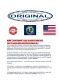 RCFE CALIFORNIA CORE MAIN EXAMS ALL QUESTIONS AND ANSWERS SURE