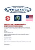 IRENE GOLD PART 3 EXAMINERS MANUAL QUESTIONS AND ANSWERS SURE A