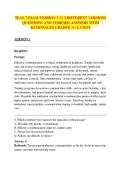 TEAS 7 EXAM VERSION 1-3 &vert; 3 DIFFERENT VERSIONS  QUESTIONS AND VERIFIED ANSWERS WITH  RATIONALES GRADED A&plus; LATEST