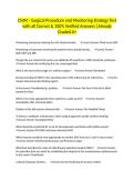 CNIM - Surgical Procedure and Monitoring Strategy Test with all Correct & 100&percnt; Verified Answers &vert;Already Graded A&plus;