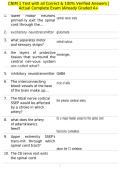 CNIM 1 Test with all Correct & 100&percnt; Verified Answers &vert;Actual Complete Exam &vert;Already Graded A&plus;