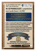 &lpar;Exams 1&ndash;4&rpar; For NU 150 Pharmacology Complete Exam Bundle &vert; Galen College &lpar;PDF&rpar; &ndash; 500&plus; Verified Q&A with Detailed Rationales &vert; Graded A&plus;&NewLine;&NewLine;