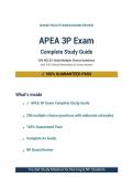 APEA 3P Exam Study Guide & Predictor &lpar;Latest 2026&sol;2027&rpar; &vert; 296 Practice Q&As with Detailed Clinical Rationales &vert; Nurse Practitioner Board Review&colon; Pharmacology&comma; Cardio&comma; OB&sol;GYN&comma; Peds&comma; Derm & Midwifery