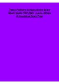 Texas Podiatry Jurisprudence Exam Study Guide PDF 2026&sol;2027 &vert; Laws&comma; Ethics & Licensing Exam Prep