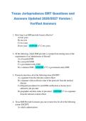 Texas Jurisprudence EMT Questions and &NewLine;Answers Updated 2026&sol;2027 Version &vert; &NewLine;Verified Answers 