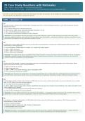 Wilkes University NSG 533 Exam 3 Week 9 Study Guide &vert; COPD&comma; Asthma&comma; Allergic Rhinitis &plus; 25 NCLEX&sol;NP Questions with Rationales