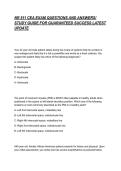 NR 511 CEA EXAM QUESTIONS AND ANSWERS&sol; STUDY GUIDE FOR GUARANTEED SUCCESS LATEST UPDATE