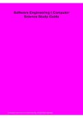 Software Engineering Computer Science Study Guide PDF 2026&sol;2027 &vert; Software Development & Engineering Review