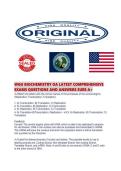 WGU BIOCHEMISTRY OA LATEST COMPREHENSIVE EXAMS QUESTIONS AND ANSWERS SURE 