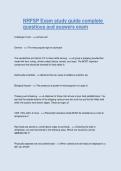 NRFSP Food Safety Certification &vert; Comprehensive Study Guide with Practice Questions & Answers