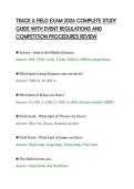 TRACK & FIELD EXAM 2026 COMPLETE STUDY&NewLine;GUIDE WITH EVENT REGULATIONS AND&NewLine;COMPETITION PROCEDURES REVIEW
