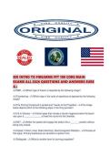 SDI INTRO TO FIREARMS FFT 100 CORE MAIN EXAMS ALL 2026 QUESTIONS AND ANSWERS SURE