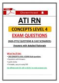 ATI RN Concepts Levels 1&ndash;4 Exams - Complete Bundle