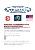 TDCJ TRAINING ACADEMY REVIEW EXAMS 2026 QUESTIONS AND ANSWERS SURE