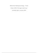 Portage Learning BIOD 331 Pathophysiology Final Exam 2026 &vert; Verified Questions & Answers