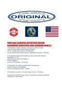 PORTAGE LEARNING NUTRITION REVIEW EXAMINERS QUESTIONS AND ANSWERS SURE