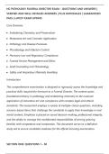 NC PATHOLOGY FUNERAL DIRECTOR EXAM &ndash; QUESTIONS AND ANSWERS &vert;&NewLine;VERIFIED AND WELL DETAILED ANSWERS &vert; PLUS RATIONALES &vert; GUARANTEED&NewLine;PASS &vert; LATEST EXAM UPDATE