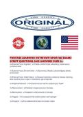 PORTAGE LEARNING NUTRITION UPDATED EXAMS SCRIPT QUESTIONS AND ANSWERS SURE 
