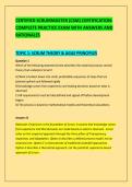 CERTIFIED SCRUMMASTER &lpar;CSM&rpar; CERTIFICATION&colon; &NewLine;COMPLETE PRACTICE EXAM WITH ANSWERS AND &NewLine;RATIONALES