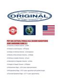 PSY 658 ACTUAL FINALS ALL EXAMS QUESTIONS AND ANSWERS SURE 
