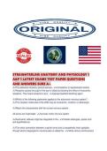 STRAIGHTERLINE ANATOMY AND PHYSIOLOGY 1&NewLine;A&P 1 LATEST EXAMS TEST PAPER QUESTIONS&NewLine;AND ANSWERS SURE A&plus;