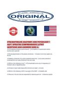 STRAIGHTERLINE ANATOMY AND PHYSIOLOGY 1&NewLine;A&P 1 UPDATED COMPREHENSIVE LATEST&NewLine;QUESTIONS AND ANSWERS SURE A&plus;