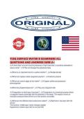 TCEQ SURFACE WATER B EXAMINERS ALL QUESTIONS AND ANSWERS SURE
