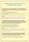 Florida Funeral Law Exam 2026&colon; Complete Study Guide with Questions&comma; Answers&comma; and Rationales
