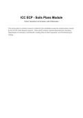ICC ECP - Soils Plans Module&NewLine;Exam Questions & Answers with Rationales&NewLine;