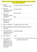 CNIM Test with all Correct & 100&percnt; Verified Answers &vert;Actual Complete Exam &vert;Already Graded A&plus;