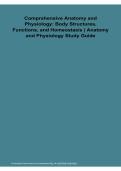 Comprehensive Anatomy and Physiology Body Structures&comma; Functions&comma; and Homeostasis Study Guide PDF 2026&sol;2027