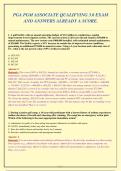 PGA PGM Associate Qualifying 3&period;0 Exam 2026&colon; 110 Practice Questions&comma; Answers & Detailed Rationales