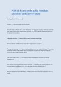 NRFSP Food Safety Certification &vert; Comprehensive Study Guide with Practice Questions & Answers