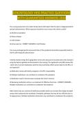GERONTOLOGY HESI PRACTICE QUESTIONS WITH GUARANTEED ANSWERS 2026