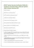 ERCOT System Operator Certification EXAM with &NewLine;Questions and Answers&sol;Plus a Rationale Updated &NewLine;2026 A&plus;&sol;Instant Download PDF 