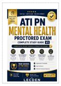 ATI PN Mental Health Proctored Exam &vert; Study Guide & NGN Practice Pack &lpar;Latest 2026-2027&rpar;
