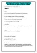CISSP &lpar;CERTIFIED INFORMATION SYSTEMS SECURITY PROFESSIONAL&rpar; ACTUAL EXAM 2026&sol;2027 &vert; COMPLETE 125 VERIFIED Q&A&rsquo;S &vert; MULTIPLE-CHOICE &vert; SCENARIO-BASED &vert; DETAILED RATIONALES &ndash; GRADED A&plus;