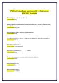 EPA 608 Certification Exam &vert; 2026&sol;2027 &vert; A&plus; Grade &vert; Verified Questions and Answers &vert; Complete Exam Preparation Study Guide