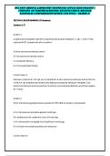 MLT ASCP &lpar;MEDICAL LABORATORY TECHNICIAN&rpar; ACTUAL EXAM 2026&sol;2027 &vert; COMPLETE 100 VERIFIED QUESTIONS &vert; MULTIPLE-CHOICE &vert; DETAILED RATIONALES &vert; COMPREHENSIVE REVIEW &vert; NGN-STYLE &ndash; GRADED A&plus;