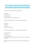 FNP 2 Exam 1 Practice Questions Exam with Verified Questions and Answers &ndash; Family Nurse Practitioner Course &ndash; Complete Exam Preparation Material