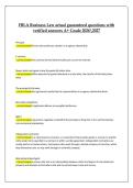  FBLA Business Law Competitive Event Exam&vert;Verified Questions and Answers
