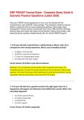 EMT FISDAP Trauma Exam &vert; Complete Study Guide & Scenario Practice Questions &lpar;Latest 2026-2027&rpar;