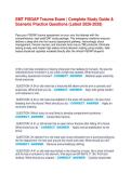 EMT FISDAP Trauma Exam &vert; Complete Study Guide & Scenario Practice Questions &lpar;Latest 2026-2027&rpar;
