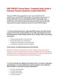 EMT FISDAP Trauma Exam &vert; Complete Study Guide & Scenario Practice Questions &lpar;Latest 2026-2027&rpar;