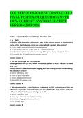CDC SERVICES JOURNEYMAN LEVEL 5 FINAL TEST EXAM QUESTIONS WITH 100&percnt; CORRECT ANSWERS &vert; LATEST VERSION 2025&sol;2026&period;&NewLine;